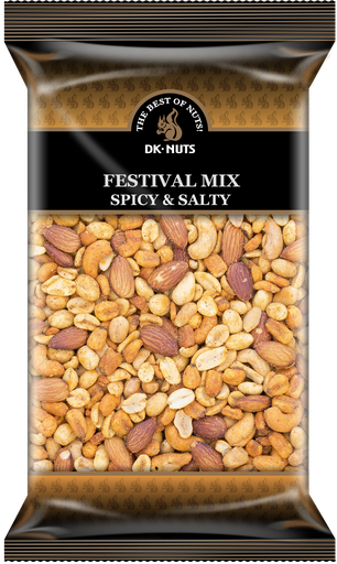 DK-NUTS - FESTIVAL MIX (SPICY & SALTY) 0.8 KG