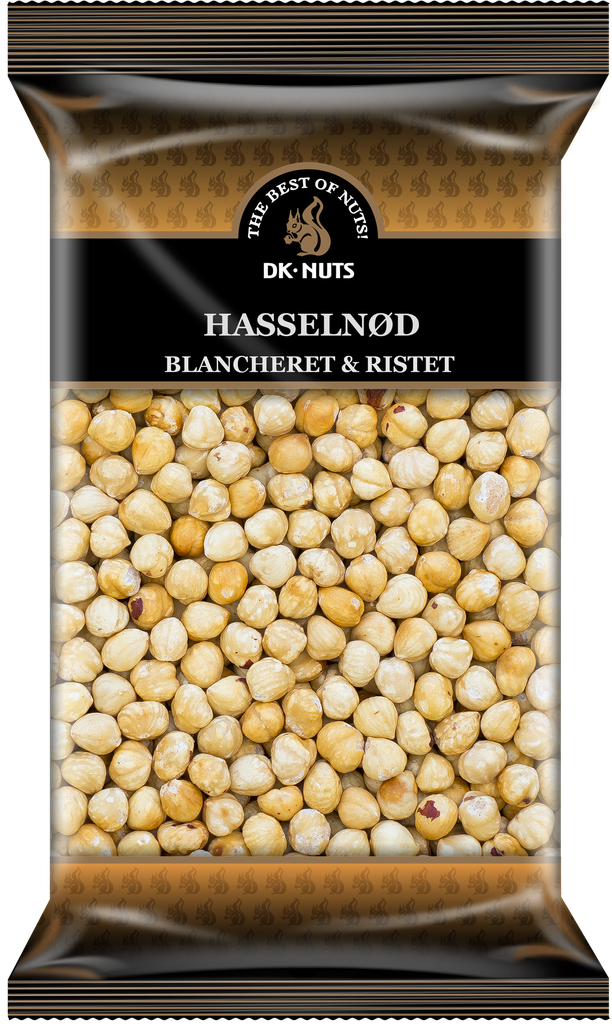 DK-NUTS - HAZELNUTS (BLANCHED & ROASTED) 1 KG