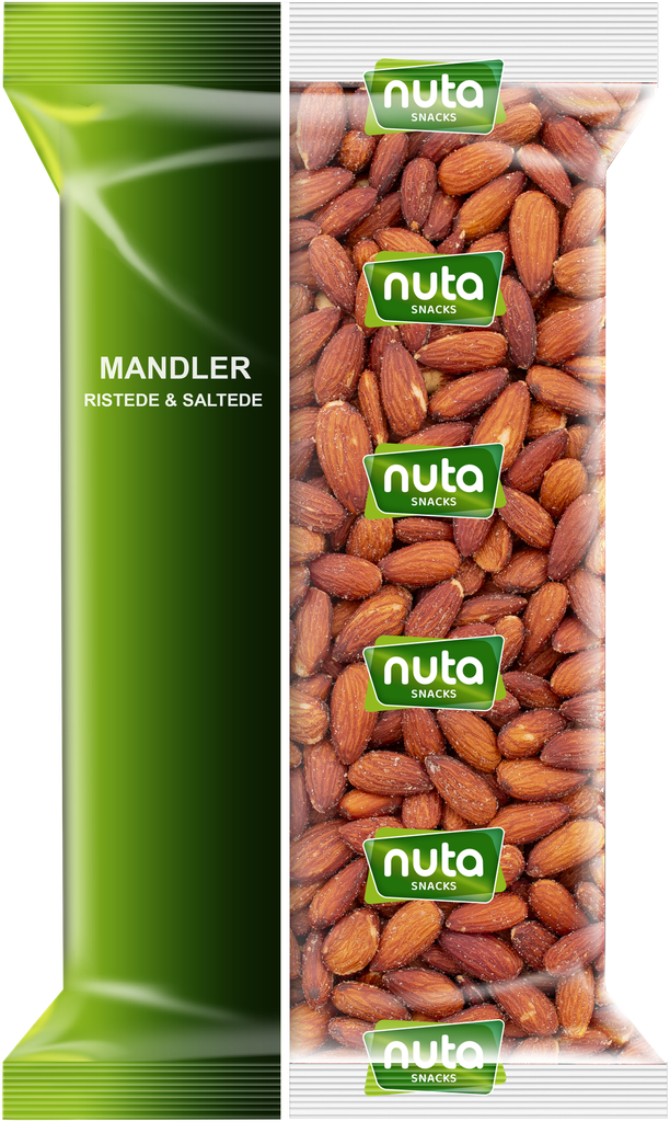 NUTA - ALMONDS (ROASTED & SALTED) 1 KG