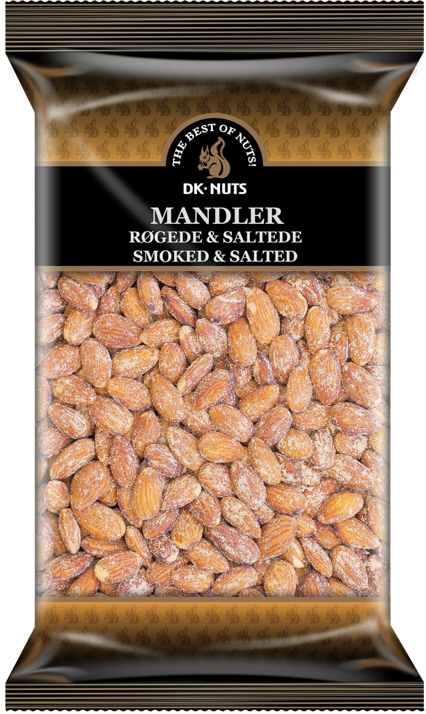 DK-NUTS - ALMONDS LUXURY (SMOKED & SALTED) 1 KG